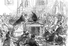 Presentation of the Freedom of the City of London to Baroness Burdett Coutts, 1872. Creator: Unknown