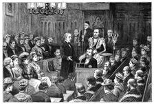 Presentation of the Freedom of the City to Mr Gladstone 1877