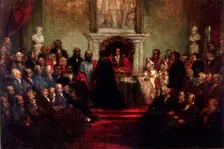 Presentation of the Freedom of the City to General Garibaldi, April 20 1864 Artist: Sir John Gilbert