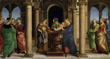 Presentation at the Temple (Predella Panel of the Oddi Altarpiece), 1503. Creator: Raphael (Raffaello Sanzio da Urbino) (1483-1520)
