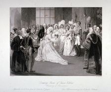Presentation ceremony in St James's Palace, Westmister, London, c1840. Artist: Harden Sidney Melville