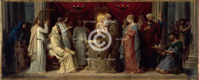 Présentation de Jésus au Temple, c1849. Creator: Merry Joseph Blondel.