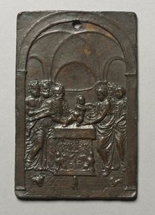 Presentation in the Temple, c. 1505. Creator: Moderno (Italian, 1467-1528)