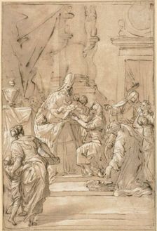 Presentation in the Temple, c.1710. Creator: Pietro da Pietri
