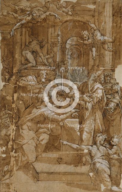 Presentation in the Temple, c1575. Creator: Orazio Samacchini.