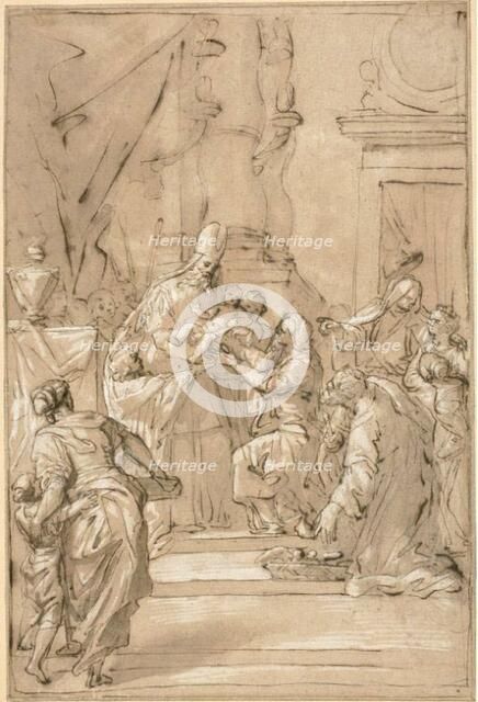 Presentation in the Temple, c.1710. Creator: Pietro da Pietri.