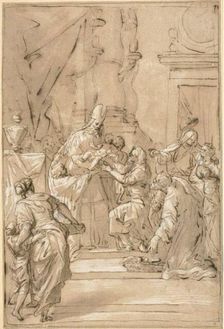 Presentation in the Temple, c.1710. Creator: Pietro da Pietri