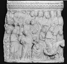 Presentation in the Temple-from the Pulpit of Siena Cathedral, 1267-1268. Creator: Unknown