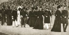 Presentation party at the Olympic Games, Athens, Greece, 1906. Artist: S and G