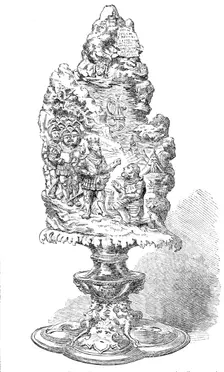 Presentation piece to the Emperor Charles V., 1861. Creator: Unknown