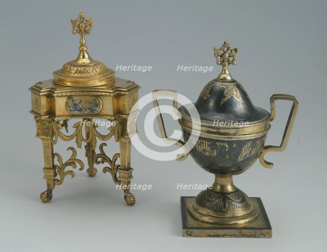Presentation Salt Cellars, 1787. Artist: Anonymous master  