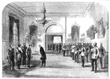 Presentations to his Royal Highness the Prince of Wales at Government House, Halifax, 1860. Creator: Unknown