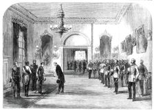 Presentations to his Royal Highness the Prince of Wales at Government House, Halifax, 1860. Creator: Unknown