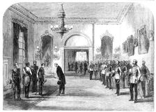 Presentations to his Royal Highness the Prince of Wales at Government House, Halifax, 1860. Creator: Unknown