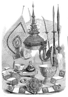 Presents from the Kings of Siam to Queen Victoria, 1857. Creator: Unknown