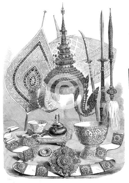 Presents from the Kings of Siam to Queen Victoria, 1857. Creator: Unknown.
