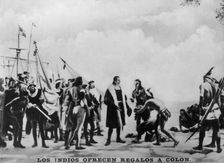 Presents to Colombus, (16th century), 1920s