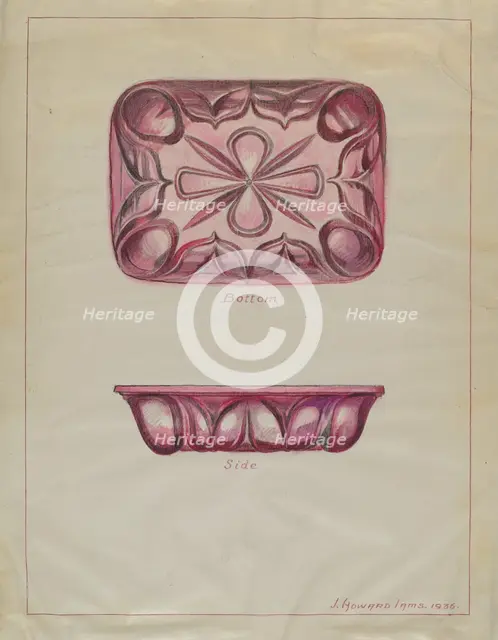Preserve Dish, 1936. Creator: J. Howard Iams.