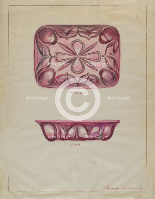Preserve Dish, 1936. Creator: J. Howard Iams.