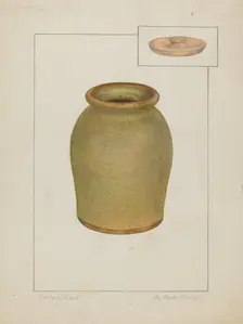 Preserve Jar, 1935/1942. Creator: Clyde L. Cheney