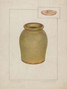 Preserve Jar, 1935/1942. Creator: Clyde L. Cheney