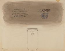 Preserve Jar, c. 1940. Creator: Frank Fumagalli