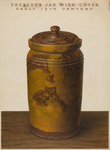 Preserve Jar, c. 1936. Creator: John Matulis