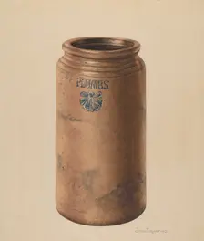 Preserve Jar, c. 1938. Creator: John Tarantino
