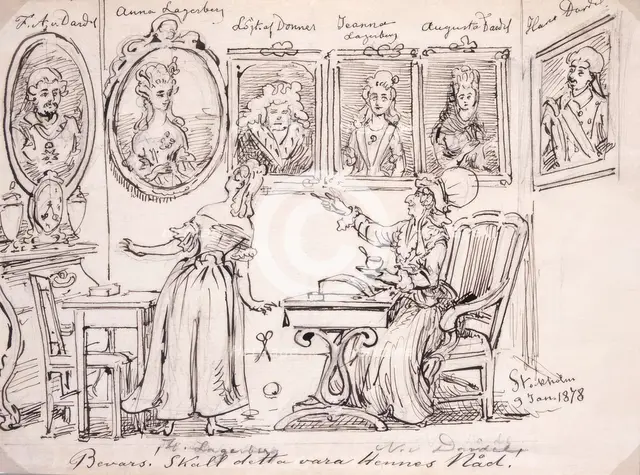 Preserved! Shall this be her grace", 1878.  Creator: Fritz von Dardel.