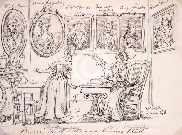 Preserved! Shall this be her grace", 1878.  Creator: Fritz von Dardel.