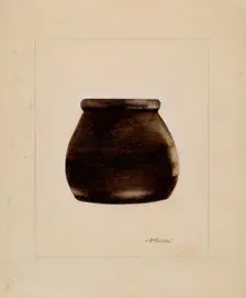 Preserving Crock, c. 1937. Creator: Joseph Sudek