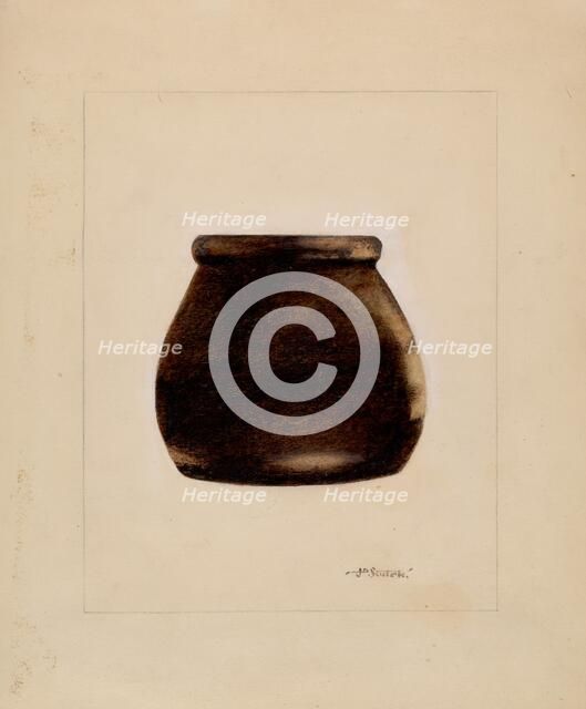 Preserving Crock, c. 1937. Creator: Joseph Sudek.