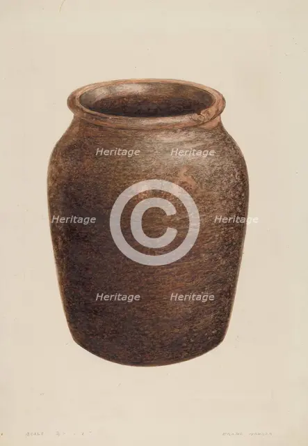Preserving Jar, c. 1936. Creator: Frank Maurer.