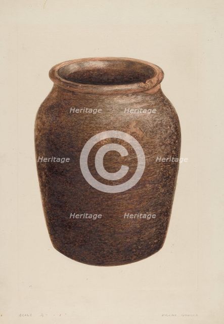 Preserving Jar, c. 1936. Creator: Frank Maurer.