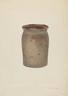 Preserving Jar, c. 1937. Creator: Clyde L. Cheney