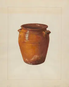 Preserving Jar, c. 1938. Creator: Wilford H. Shurtliff