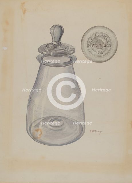 Preserving Jar, c. 1941. Creator: Joseph Mitry.