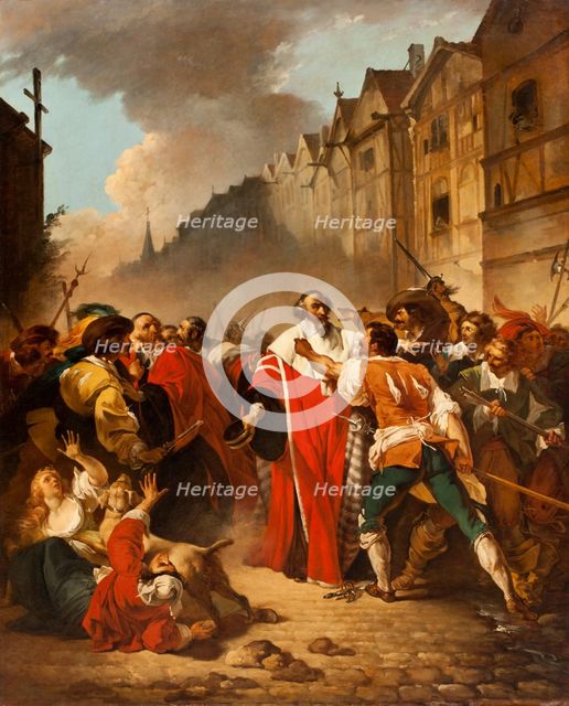 President Molé Confronted by Insurgents, between 1778 and 1779. Creator: Francois-Andre Vincent.