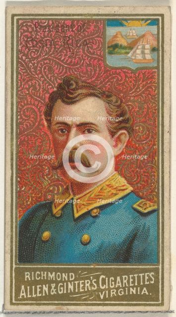 President of Costa Rica, from World's Sovereigns series (N34) for Allen & Ginter Cigarette..., 1889. Creator: Allen & Ginter.