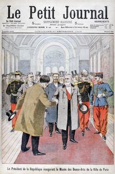President of the Republic opening the Musée des Beaux-Arts de la Ville de Paris, 1902