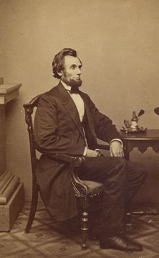 President Abraham Lincoln, Washington D.C., 1865. Creator: Studio of Mathew B. Brady