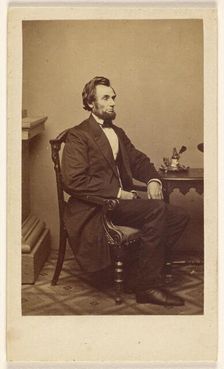 President Abraham Lincoln, Washington D.C., 1865. Creator: Studio of Mathew B. Brady