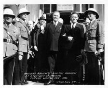 President and Mrs Roosevelt at the Chicago World's Fair, Illinois, USA, 1933