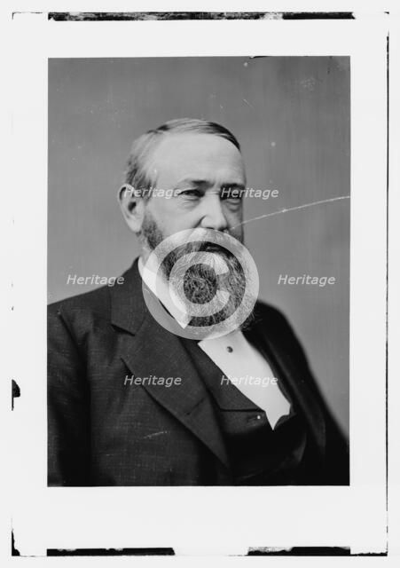President Benjamin Harrison, between 1870 and 1880. Creator: Unknown.