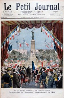 President Faure at the inauguration ceremony of a monument in Nice, 1896. Artist: Henri Meyer