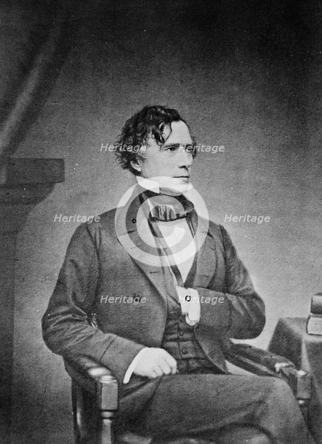 President Franklin Pierce, between 1855 and 1865. Creator: Unknown.