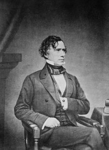President Franklin Pierce, between 1855 and 1865. Creator: Unknown