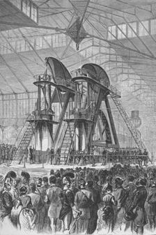 President Grant and the Emperor of Brazil officially opened the Centennial Exhibition c1876, (193 Artist: Theodore R Davis
