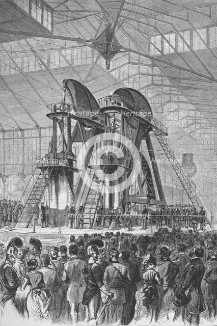 'President Grant and the Emperor of Brazil officially opened the Centennial Exhibition', c1876, (193 Artist: Theodore R Davis.
