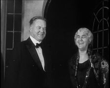 President Herbert Hoover and Lou Henry Hoover, First Lady of the United States of America..., 1932. Creator: British Pathe Ltd